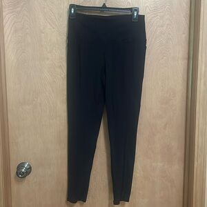 Skechers black stretch pants. Size medium. Like new